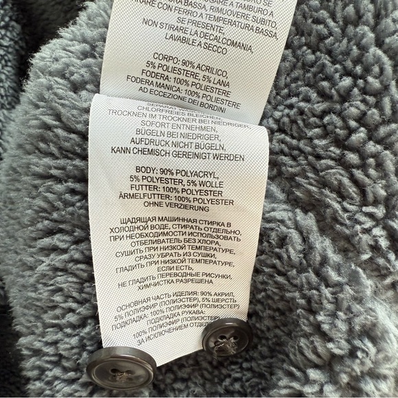 Columbia Jacket Men Large Shacket Sherpa Lined Wool Blend Flannel Plaid Red Blk - Picture 13 of 14